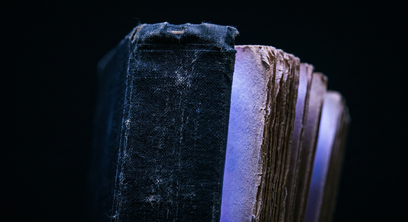 Macro close-up of open book pages glowing, Joe Navarro body language research